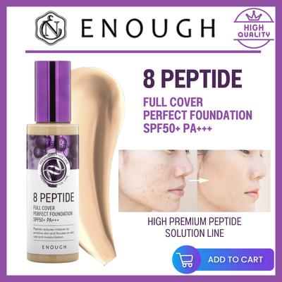 8 Peptide Full Cover Perfect Foundation #13 Helles Beige, 100ml+ZUFÄLLIGES GESCHENK