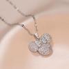 Trendy Full Diamond Mouse Pendant Necklace - Perfect Birthday Gift for Women and Best Friends