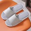 Four Season Linen Home Slippers Women Indoor Bedroom Women House Slides Autumn Unisex Lovers Shoes Adults Outdoor Casual Sandals