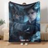1pc Resident Evil 14 Blanket Soft Warm Throw for Home, Office, Travel All Season Cozy Bedding Gift, Office Cozy Accessor