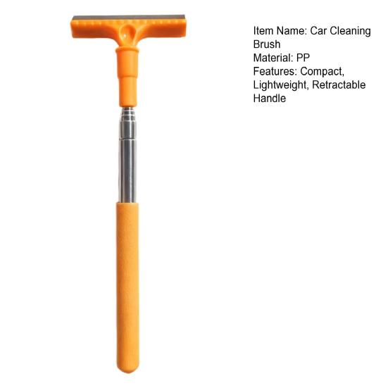 Extendable Car Side Mirror Wiper Window Squeegee Multi-Function Glass Cleaner for Rain Dirt Portable Compact Essential Auto Cleaning Tool for Cars