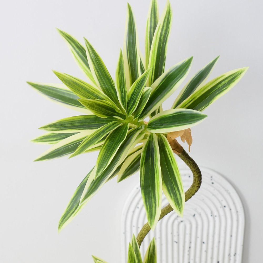 Large Artificial Plants Branch Real Touch Green Plants Fake Bamboo Leaves Birthday Party Decor