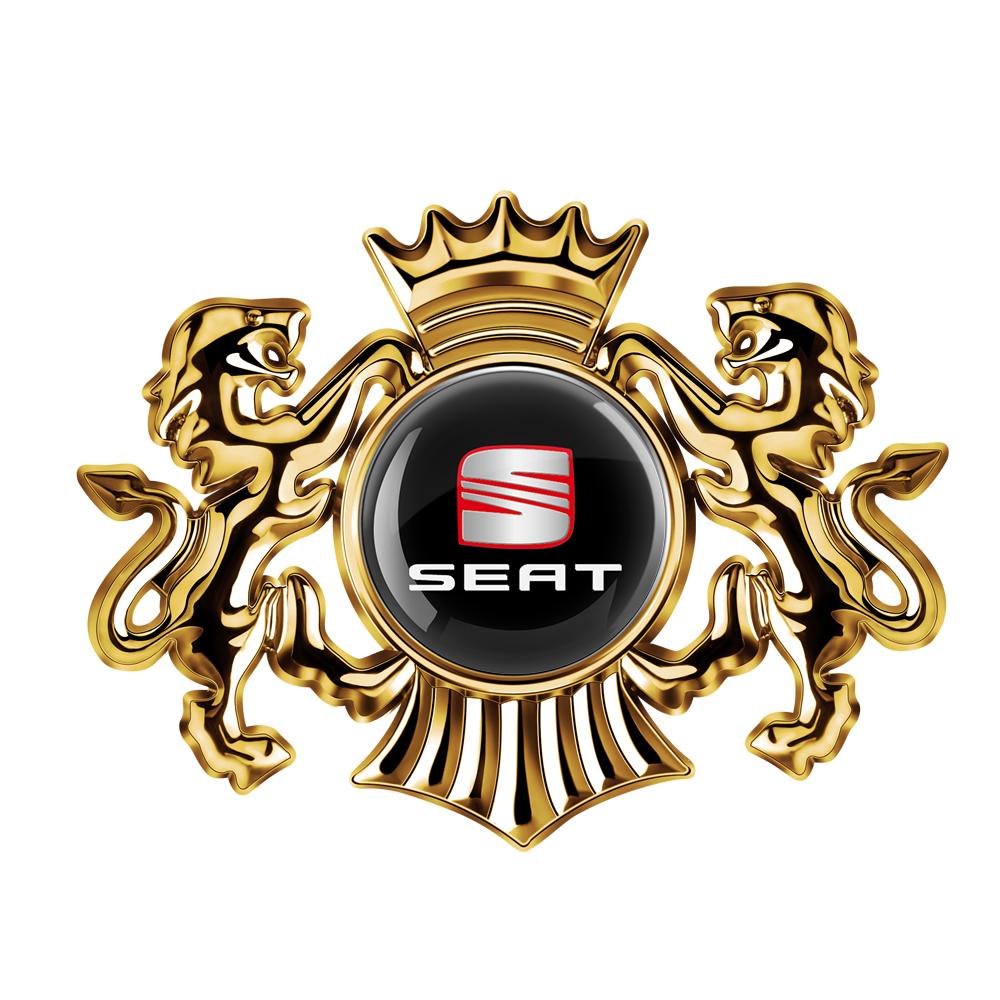For Seat Leon Mk1 Ibiza 6j Ateca Altea Arosa Ahambra FR Toledo Exeo 1/2Pcs Car Metal Logo Side Window Body Fender Badge Stickers Plm056