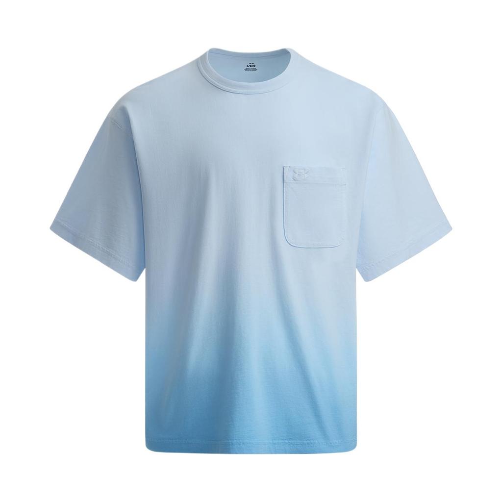 Under Armour Gradient Dopamine Pocket Crew Neck T-Shirt Unisex Tops Sky-Blue 1389363-465