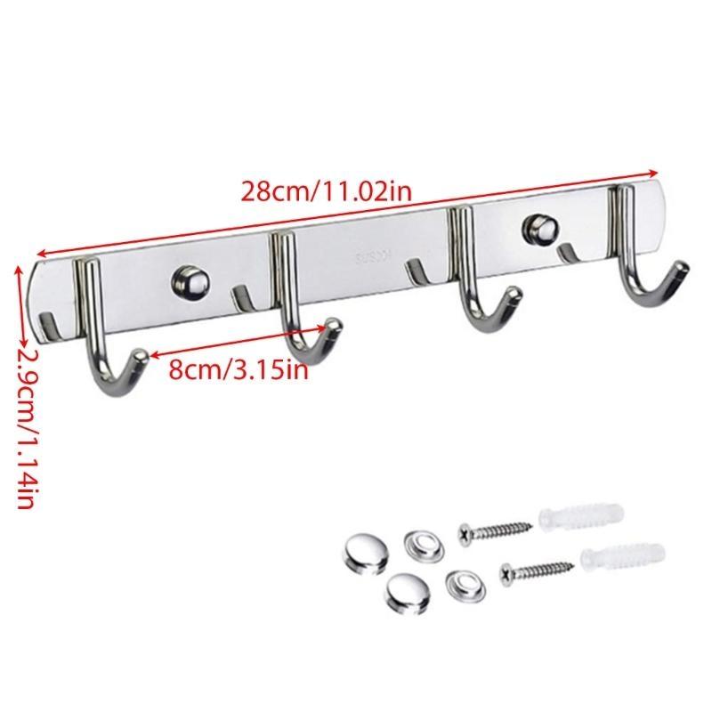 Y3NA Stainless Steel Hook Sturdy Organizers for Secure Hanging In Various Rooms