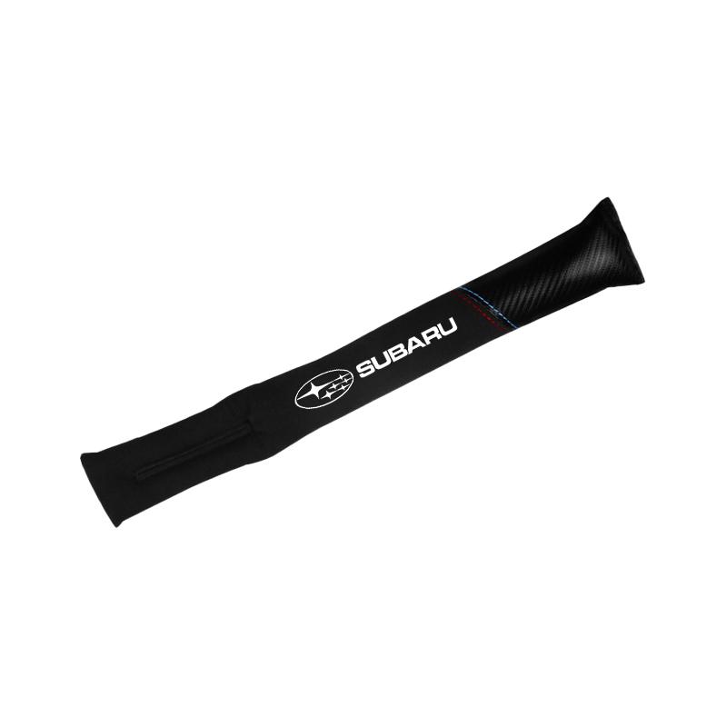 Carbon Fiber Suede Car Interior Seat Gap Plug Filler Pad For Subaru STI Forester Impreza Legacy Outback WRX BRZ XV Accessories