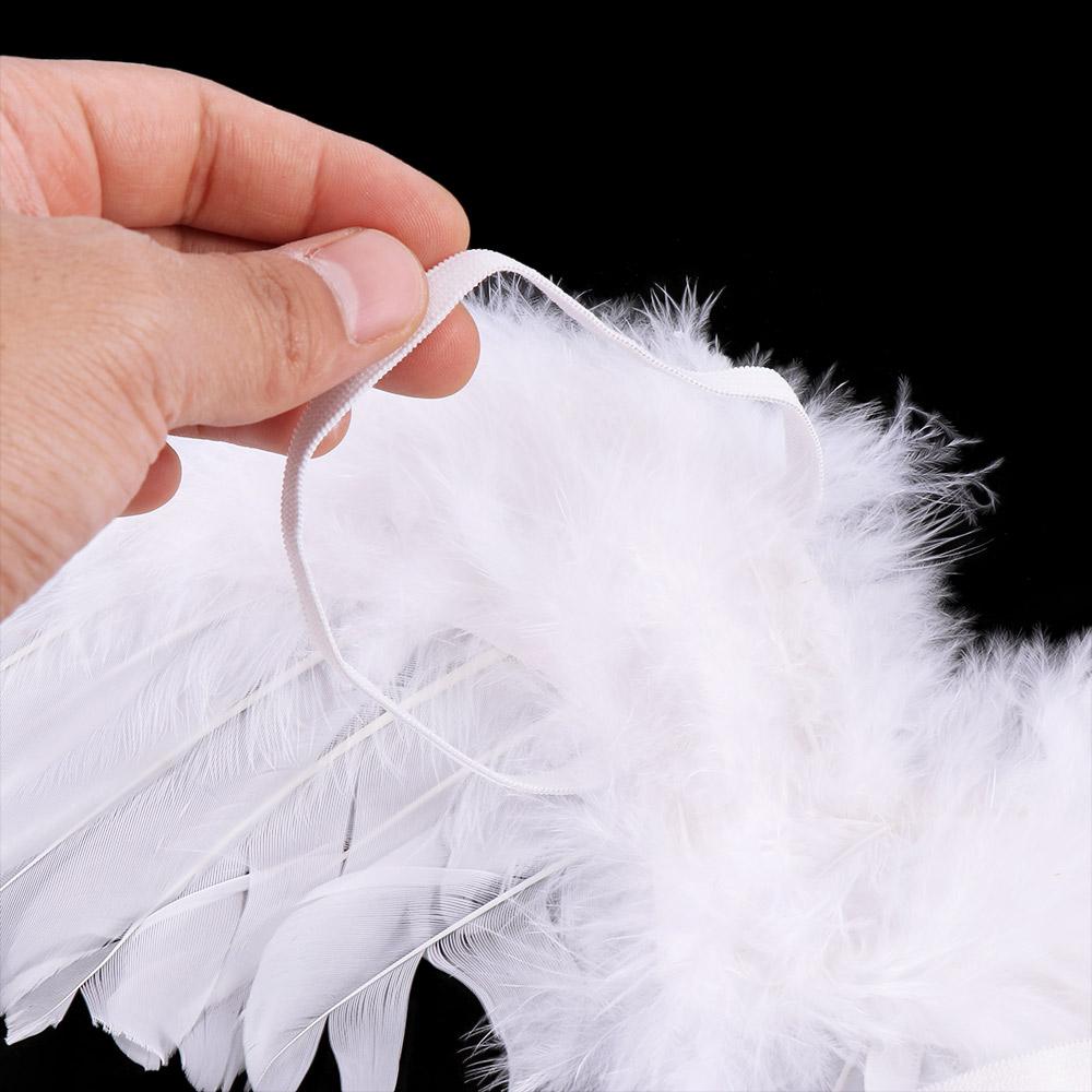 Hot Selling Cute Wings Photo Angel Baby White Kids Feather For Decoration