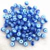 TX02 50 Piezas 8mm Hermosas Redondas Transparencia Cuentas Sueltas Rayas Departamento de Joyería DIY Pulsera Asequible Accesorios de Tendencia Cuentas