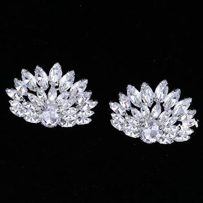 1 Crystl Buckle Pplique for Bridl Wedding Decor
