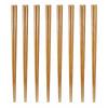Lolover Wakasa Lacquered Chopsticks 8 Pairs 16 Pieces Set Made Japan Natural Wood Approximately 22.5cm Dishwasher Safe Non-Slip Tip