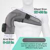 Wireless Heated Shoulder Massager with Vibration Therapy