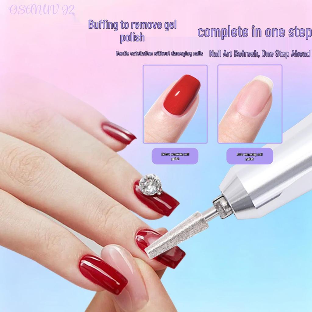 Portable Rechargeable Nail Art Machine 45000 RPM - Smart Silent Grinding & Shaping Tool for Nail Salons