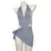 Sexy lingerie, pure desire, small breasts, big open gear, one-piece hip wrap, free uniform suit