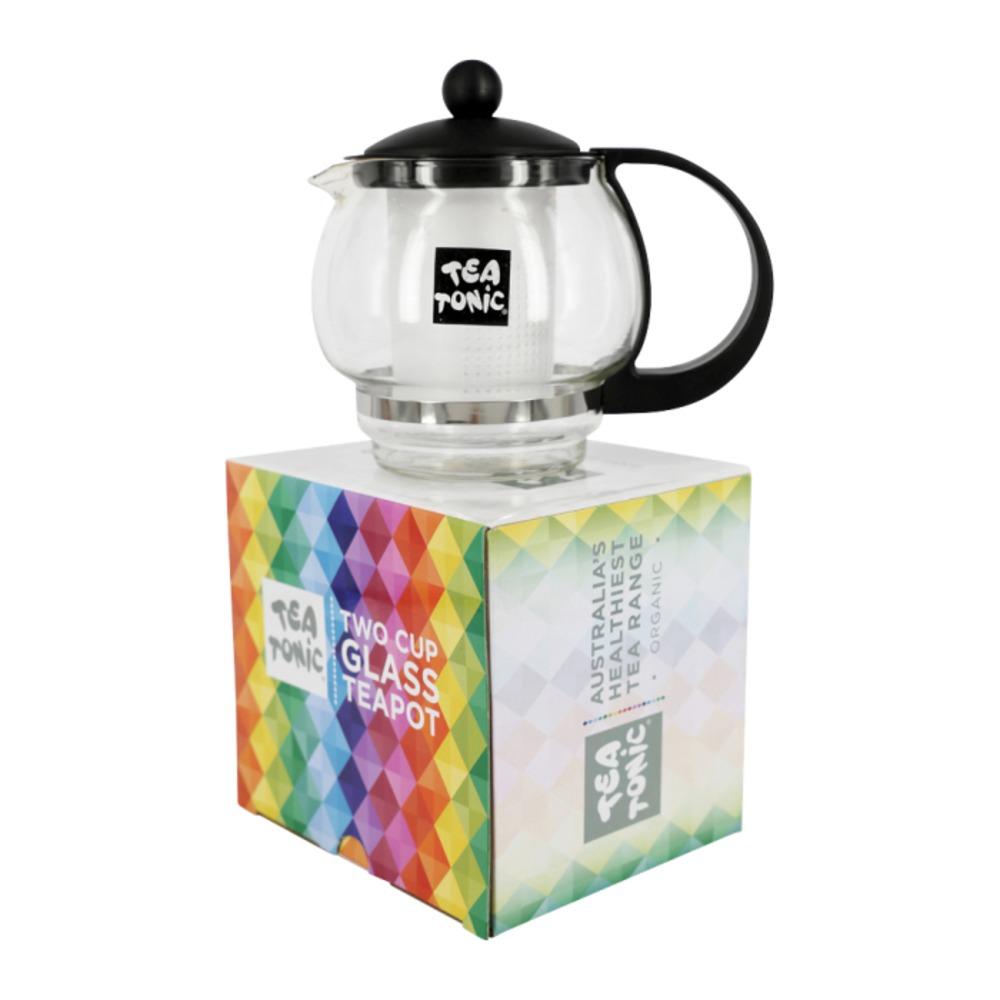 Tea Tonic Square Glass Tea Pot 400ml (2 cups)