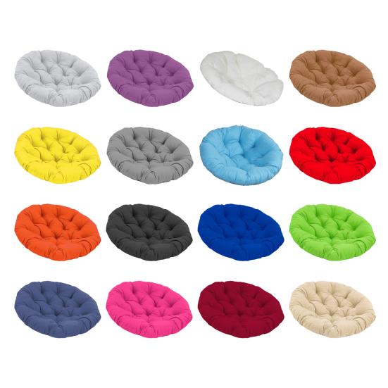 Round Cushion for Hanging Egg Chair Stuffed Hammock Seat Cushion Rocker Chair Pad for Patio Garden Swing Chairs