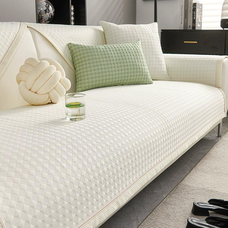 Cool Doudou Ice Silk Sofa Cushion Summer Mat Mat Summer Non-Slip Cushion  New Sofa Cover Cover