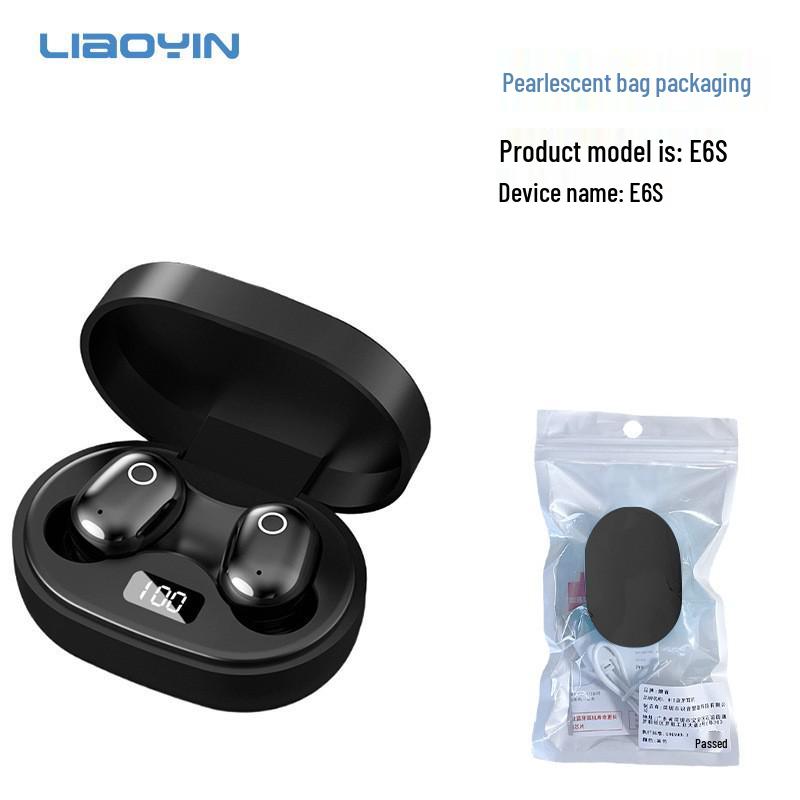2024 New Mini Bluetooth Earphones with Long Battery Life, Noise Cancelling, and Cute Design