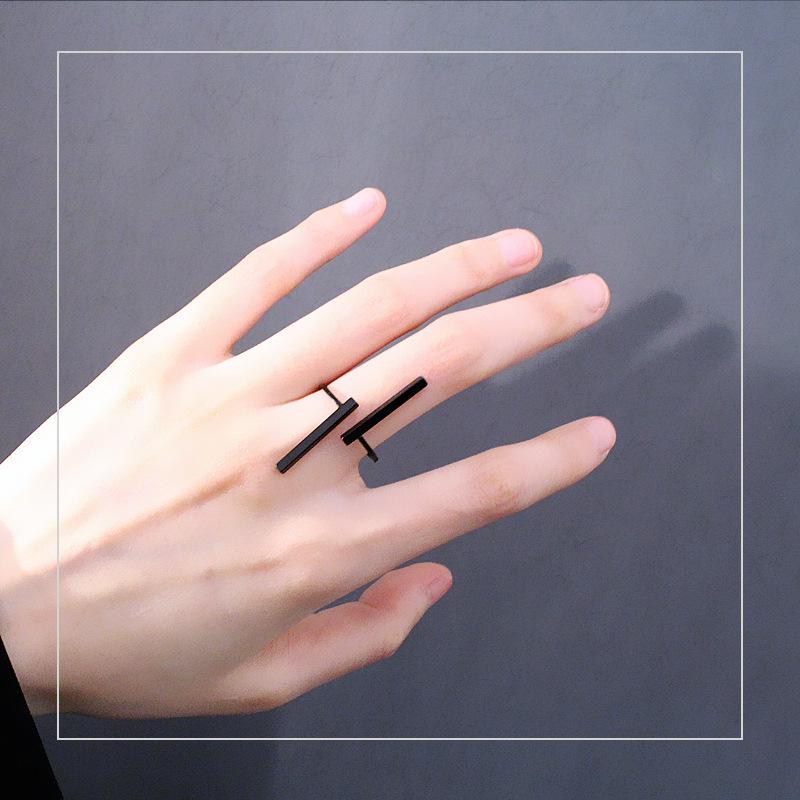 

Unisex Geometric Open Ring: Cross-Border Creative Design for Pinky
