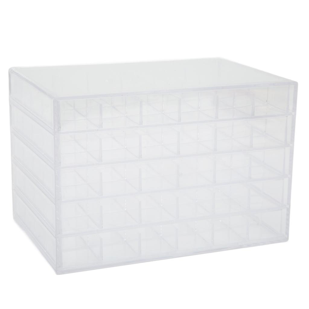 5 Layer Transparent Jewelry Box Drawer Type Dustproof Transparent Jewelry Storage Box 120