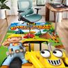 Bob the Build Design Area Rug - Non-Slip, Soft & Cozy Floor Mat for Living Room, Bedroom, Office - Indoor/Outdoor Decorative Carpet