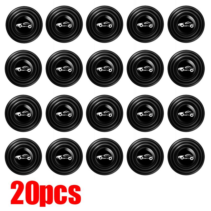 5/30Pcs Car Door Anti-Collision Pad Sound Insulation And Shock-Absorbing Gasket Decoration Sticker Car Truck Parts Accessories