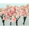 Set of 10 Cherry Blossom Trees for Railway and Architectural Model Dioramas