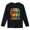 Vintage April 1964 57 Years Of Being Awesome Limited Edition T Shirt  vintage Washed Stretched graphic homme Casual Comfortable