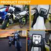 Motorcycle Headlight For Husqvarna TE150 TE150i TE250 TE300 TE300I LED Headlight W/ High Low Beam DRL Head Lamp Side Mount