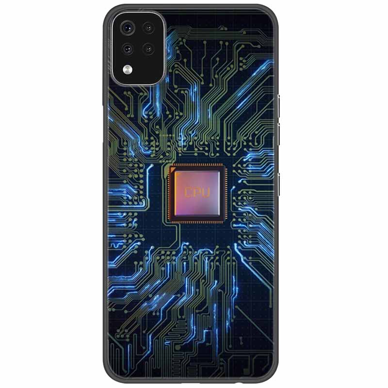 Phone Case For LG K42 K52 K62 Q52 Case Soft Painted Wolf Silicone Black Covers For LG K62 Cases K 42 Shockproof Funda for LGK52