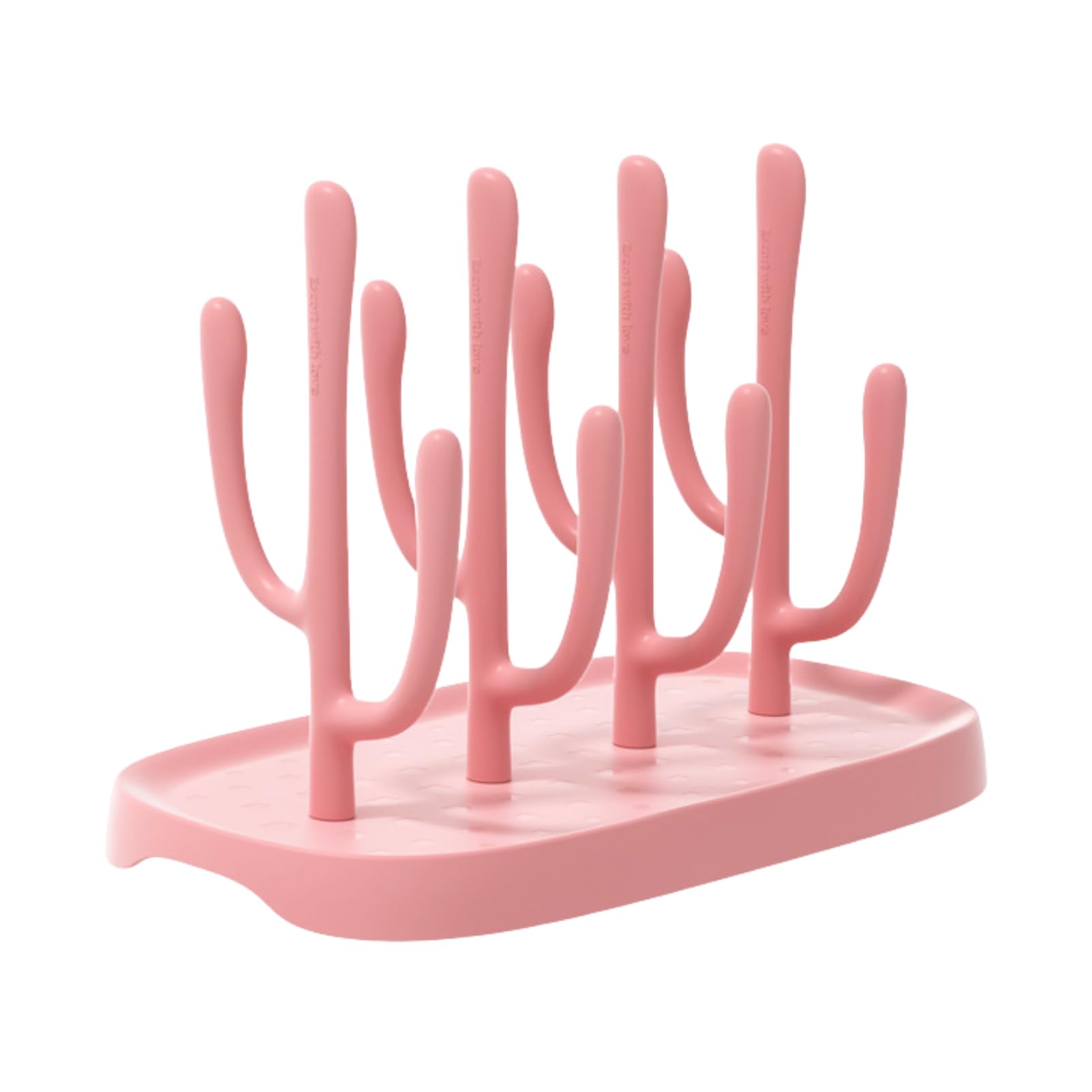 

Riblind Baby Bottle Baby Bottle Baby Bottle Baby Bottle Cleaning Drying Baby Baby Supplies Rack, Stand, Holder, Rack, Equipment, Drainer, Gift, (Pink)