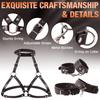 Sex Restraints Strap SM Bondage Gear Sex Toys Leather  Body Chest Harness Handcuffs Leg Cuffs Adults Bondage Sex Accessories