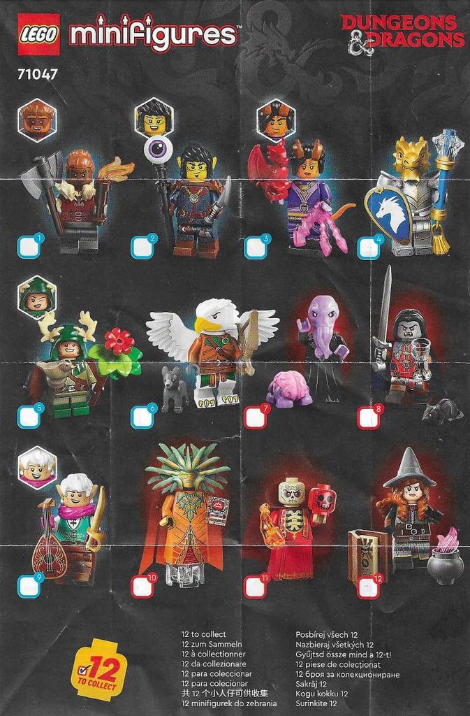 LEGO Minifigurka Dungeons Dragons Mind Flayer Mind Flayer & [71047-7]