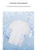 Men's Summer White Ice Silk Cotton Short-Sleeve T-Shirt - Solid Color Inner Wear 