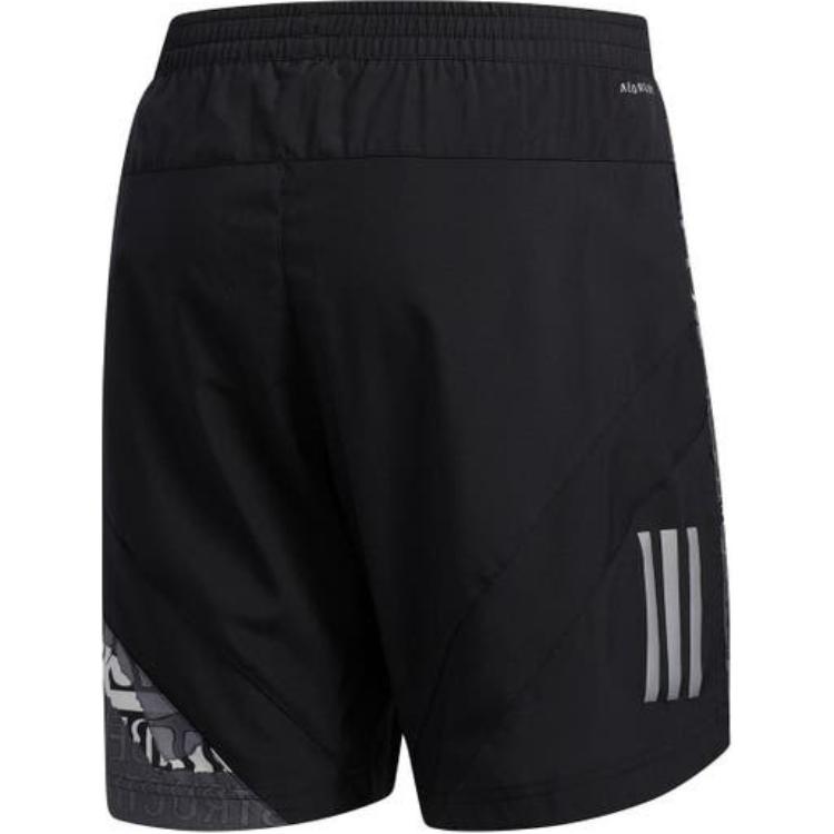 Adidas Moisture-Wicking Breathable Elastic Sports Shorts Men shorts Black Gray ED9283
