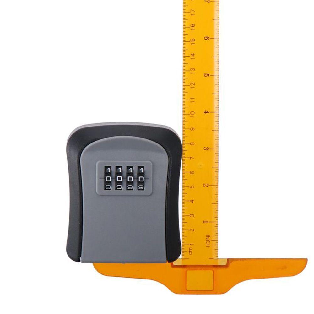 Combination Hide Key Lock Box Outside 4 Digit Lock Box Durable Security Lock Boxes Home