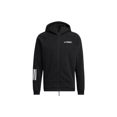 adidas Terrex Knit Fz Hd Jacket With Printed Logo Unisex Jackets Black HM9712
