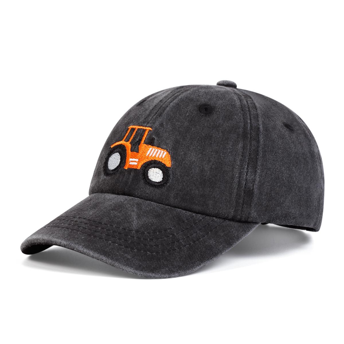 Headgear Children Truck Embroidery Wash Baseball Hat Fashion Cotton Adjustable Hats Boys and Girls Outdoor Casual Cap Golf Caps