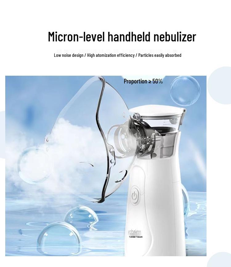 Jing Kang Yu Ultrasonic Portable Inhaler Nebulizer for Children & Adults - Silent Home Use