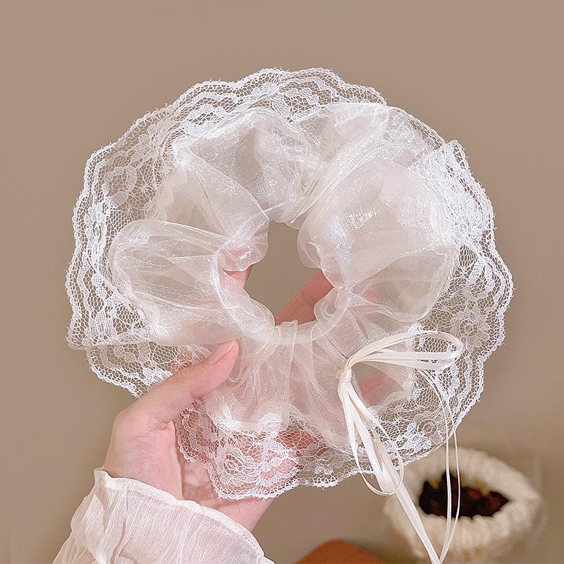 

Женские Девушки Милые Резинки для Волос Корейский Стиль Преппи Резинки для Волос Элегантный Тюльпан Скранчи Держатель для Хвоста Бант Аксессуары для Волос белый