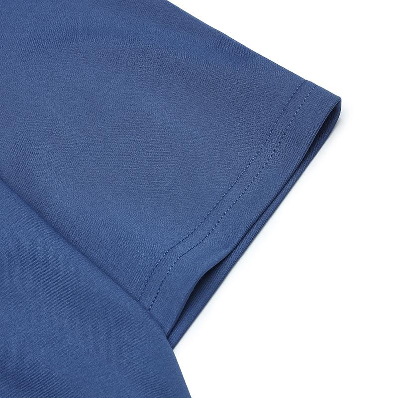 Fila Original Fashion Creative Logo Print Versatile Round Neck Short Sleeve T-Shirt Men T-Shirts Sky-Blue F51M529111F-DB