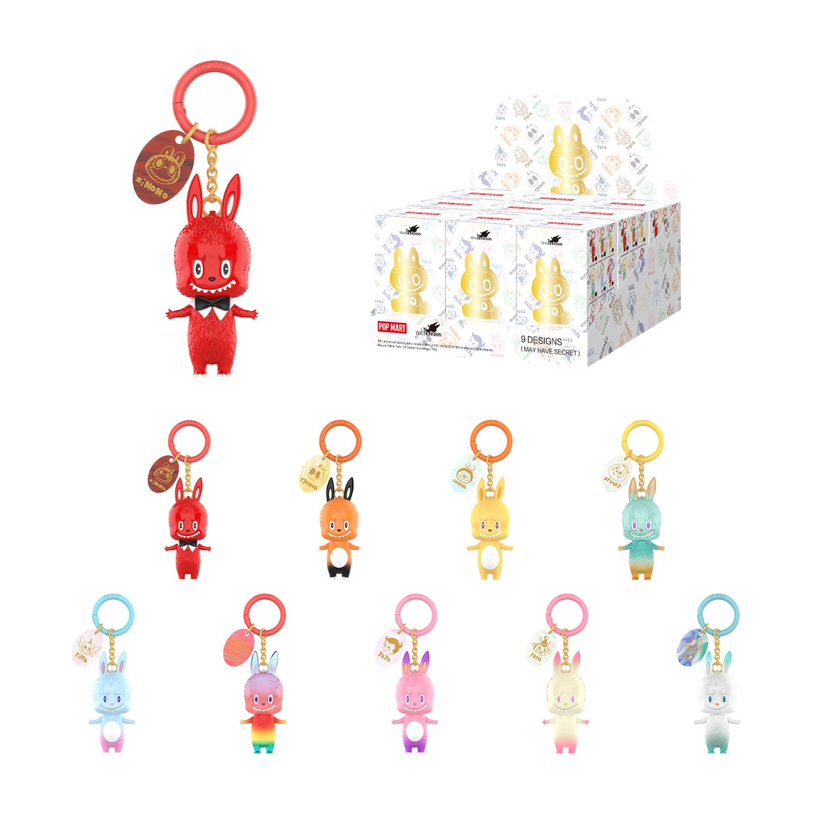 POP MART THE MONSTERS 10th Anniversary Series [3-Piece Set] Pop Mart Gachapon Blind Box Figure Plastic Model Premium Toy Soft Vinyl Original Character