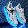 Kids' Mesh Running Shoes & Multi-Wheeled Roller Skates for Boys & Girls