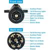 7 Pin Trailer Plug with Waterproof Seal 7 Trailer Wiring Replacement 7 Pinl