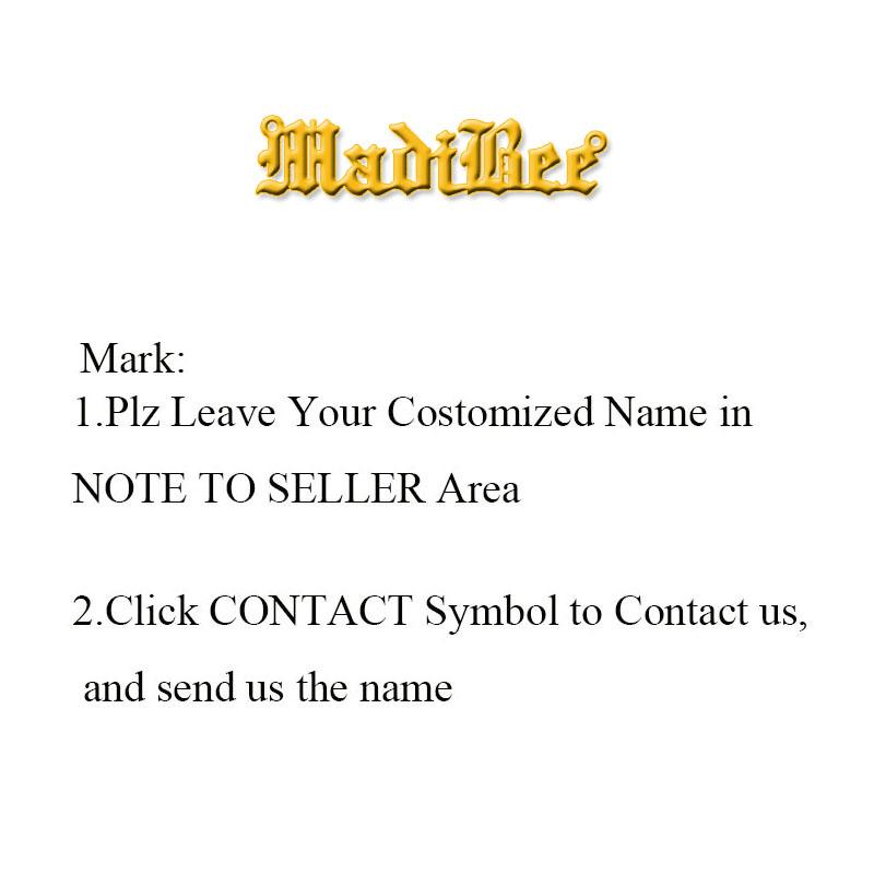 Stainless Steel Necklace Personalized Letter Gold Choker Necklace Pendant Nameplate Gift