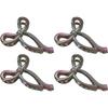 Bow Transparent Hair Clip Women's Jelly Color Shark Clip Dazzling Fashion Hair Accessories