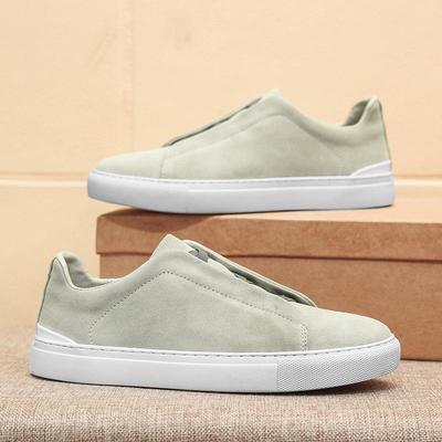 Mocasines de Cuero para Hombre de Talla Grande Transfronterizos – Estilo 47 Moda Coreana Zapatos Casuales Versátiles