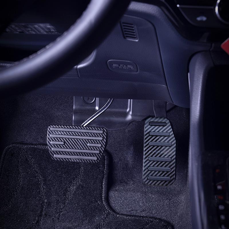 Alloy Rubber Anti-Slip Throttle & Brake Pedal Cover for City, Fit, Crider, Vezel, Greiz, XRV