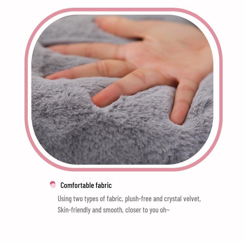 Plush Hand Warmer Pillow Cushion for Office, Dorm, or Classroom