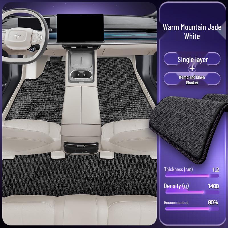 Eco-Friendly Dual-Layer Floor Mats for Yipai 007: Waterproof, Dustproof, and Custom-Fit Automotive Interior Accessories.