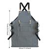 Household Work Apron Multi-Pocket Cooking Aprons Portable BBQ Aprons  Grilling